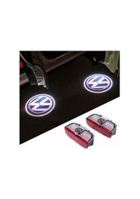 Resim Autogp Vw Scirocco Kapı Altı Işık Lazer Led Logo Hoşgeldin Aydınlatma Agp-kl-5023 1 Çift/kutu 