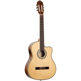 Resim Ortega RCE141NT Family Series PRo Elektro Klasik Gitar (Natural) 