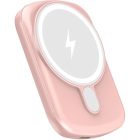 Resim Ixtech Ix-pb033 5.000 Mah 15w Magsafe Powerbank Taşınabilir Şarj Cihazı -pembe Pembe 