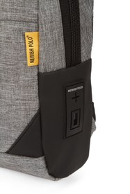 Resim Newish Polo Erkek Usb Çıkışlı Çapraz Bel ve Omuz Çantası new321 - Gri 