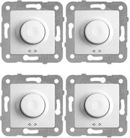 Resim VİKO Viko Linnera Dimmer Beyaz (Çerçeve Dahil) 90440047 (4 Adet) 