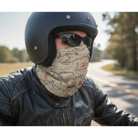 Resim Pulse Outdoor PİRİ REİS Unisex Motorcu Buff Outdoor Bandana- Rüzgâr, Toz ve Soğuğa Karşı Nefes Alabilir 