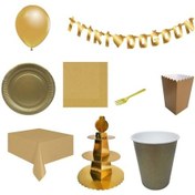 Resim 8 Kişilik Full Lüks Doğum Günü Süsleri, Sonra Seti, Parti Seti, 