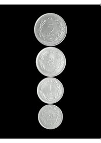 Resim 1976 4 Adet Koleksiyon Madenî Para. Hatıra Para Eski Para 