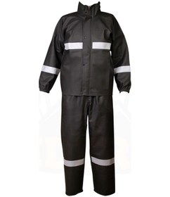 Resim Trans Iş Motorcu Kurye Yağmurluk Takım S-M-L-Xl-Xxl Siyah 