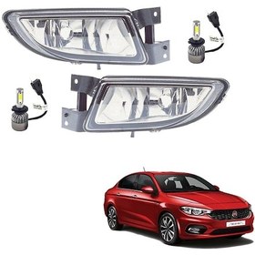 Resim Fiat Egea Sedan 2019 Sis Farı Takımı Led Xenon Set 