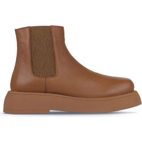 Resim Bueno Shoes Taba Deri Kadın Düz Bot 01WZ6403 01WZ6403 