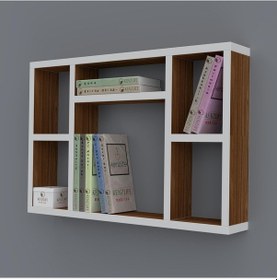 Resim Kenzlife kitaplık neşve 040*060*20 cvz duvar rafı 