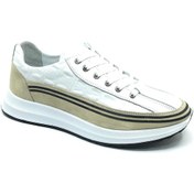 Resim Dropland 9141 Hakiki Deri Erkek Casual Ayakkabı Beyaz 