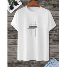 Resim Nemere Baskılı Oversize T-Shirt - Beyaz 
