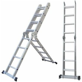 Resim Beykon BY-104 16 Basamaklı 4.70 M Katlanır Çok Amaçlı Akrobat Merdiven 