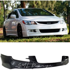 Resim SML Dizayn Honda Civic Fd6 Makyajsız Kasa 2006-2009 Ön Ek (PLASTİK) Boyasız Civic Fd6 Ön-karlık-bodykit-ek 