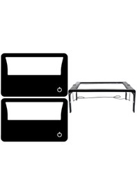 Resim Kredi Kartı Boyutunda Işıklı 3x Büyüteç Paketi 2 Büyüteç İçerir 