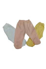 Resim bebedino Patikli Alt Pijama Ayaklı 3 Lü Paket 