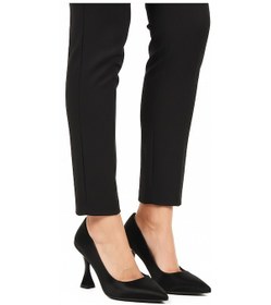 Resim Siyah İnce Uzun Kadın Topuklu Abiye Ayakkabı 665127 Z Siyah 