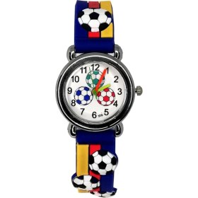 Resim Çocuk Kol Saati FUTBOL-TOP-DESENELI-12033 