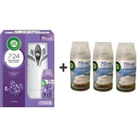 Resim Air Wick Freshmatic Makine + Lavanta + Temizliğin Esintisi Oda Kokusu Yedek 4 x 250 ML 