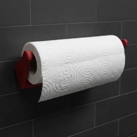 Resim Zero Land Sptrns Dekoratif Kırmızı Kağıt Havlu Tutucu Duvar Askılı Model 