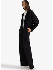 Resim Defacto Wide Leg Cepli Eşofman Altı G4762ax25wnbk81 Siyah-bk81 