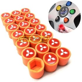 Resim Mitsubishi Turuncu Bijon Kapağı 17 mm 