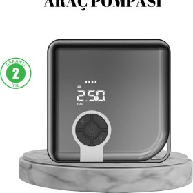 Resim AyrStore Taşınabilir Akıllı Hava Kompresörü Yüksek Basınç Kapasiteli 