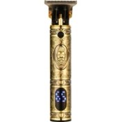 Resim Vgr V-228 5 W USB Retro Oyma Saç Kesme LED Dijital Ekran (Bronz) (Yurt Dışından) 