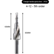 Resim S Şerit 4-12 3 Adet/takım 3-12MM 4-12MM 4-20MM Hss Düz Oluk Adım Matkap Ucu Titanyum Kaplamalı Ahşap Metal Delik Kesici Çekirdek Delme Alet Takımı (Yurt Dışından) 
