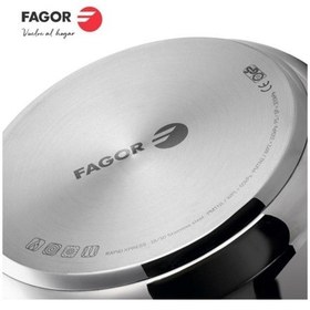 Resim Fagor Rapid 4 Litre Düdüklü Tencere 033E44FE Gümüş - Siyah 