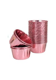 Resim Dolphin Muffin Kağıt Karton Rose Gül Cupcake Kek Kalıbı Kapsülü Kabı - 25 Adetlik 5 Paket Renkli 