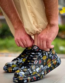 Resim Zerenyus ZRN-X500 Bağcıklı Casual Günlük Erkek Sneaker Siyah Boom 