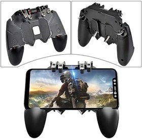 Resim Coverzone 4 Tetikli Mobil Oyun Kolu – 90° Dönebilen Gövde, Ergonomik Kavrama, Dayanıklı Fiber Malzeme, Android Uyumlu PUBG & COD & Free Fire Oyun Kontrolcüsü | AK66 