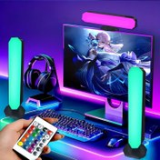 Resim Uzaktan Kumandalı Akıllı RGB LED Masa Ortam Aydınlatması - Ev Ofisi, Oyun Kurulumu, Düğünler & Yatak Odası Dekoru için USB ile Renk Değiştiren Fonksiyonel Işıklandırma 