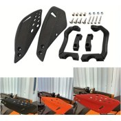 Resim Cloudstore 1 Çift Siyah Motosiklet El Koruyucu - 22mm Kalın Koruma, Dirt Pit Atv Quad Enduro İçin, Dayanıklı Kavrama Korumalı 