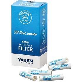 Resim 30 lu Dr. Perl Junior Vauen 6 mm. Pipo Filtresi Filitre pp11 