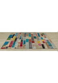 Resim El Yapımı Patchwork Benzersiz Halı 160 X 230 Cm 5052 