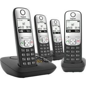 Resim GIGASET A690a Quad 4 Ahizeli Telesekreterli Telsiz Telefon 