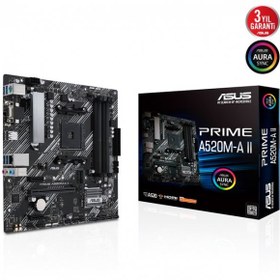 Resim Asus Prime A520M-A II AM4 mATX Anakart 