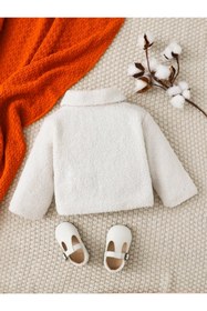 Resim ipek atlas Unisex Peluş Çocuk Ceket 