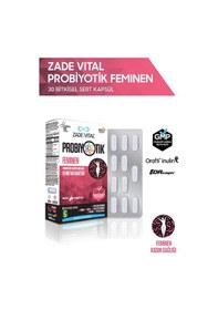 Resim Zade Vital Probiotics Feminen 30 Kapsül Probiyotik 