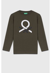 Resim Name It Benetton Erkek Çocuk Uzun Kollu Tshirt Bnt-b23337 Haki 