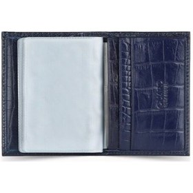 Resim Guard Leather Guard Lacivert Croco Desenli Lastikli Spor Kartlık Çok Renkli 