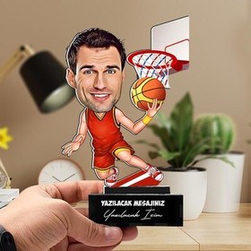 Resim Basketbolcu Karikatürlü Biblo 