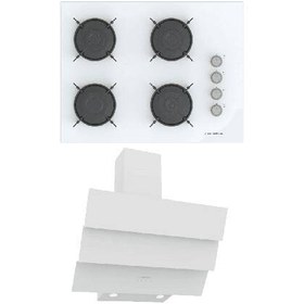 Resim Beyaz Ankastre Set (BH P7144C W - CH S6532C WW) 