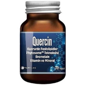 Resim Quercin Kuersetin Fosfolipitler Bromelain Vitamin ve Mineral 30 Kapsül 