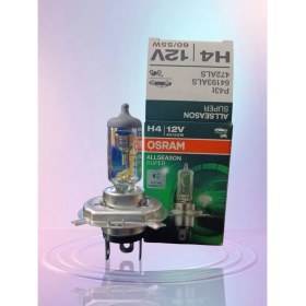 Resim Osram H4 halojen ampül 55/60W Allseason Super +%30 Kolormatik Kar ve Sis Için Özel 4 Mevsimlik (1ADET) H4 HALOJEN AMPUL 