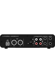 Resim AyrStore U-Phoria UMC204HD Audiophile 2x4 USB Ses/MIDI Arayüzü, MIDAS Mikrofon Preamplifikatörle 