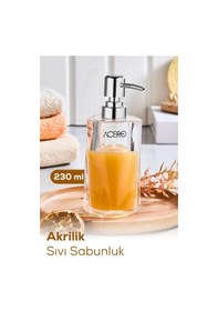 Resim Vienev Akrilik Sıvı Sabunluk 230 Ml Şeffaf 1995 Şeffaf 