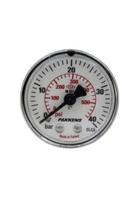 Resim Çap 40 Arkadan 40 Bar Kuru Manometre - Pakkens 
