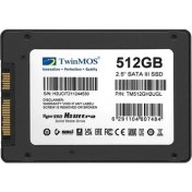 Resim Twinmos 2.5 512GB Sata3 580MB-550MB/S SSD Disk TM512GH2UGL 