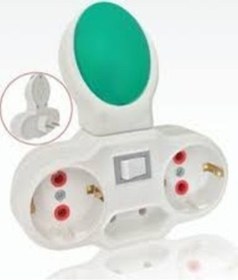 Resim Fetih 3'lü Priz Ledli Gece Lambası Yeşil 